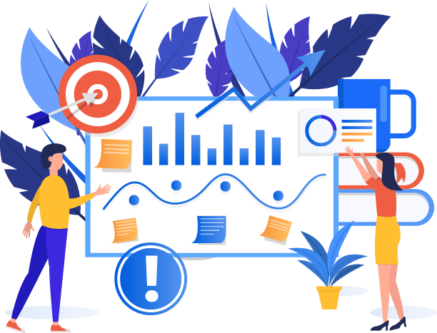 Business growth illustration — take your site to the next level